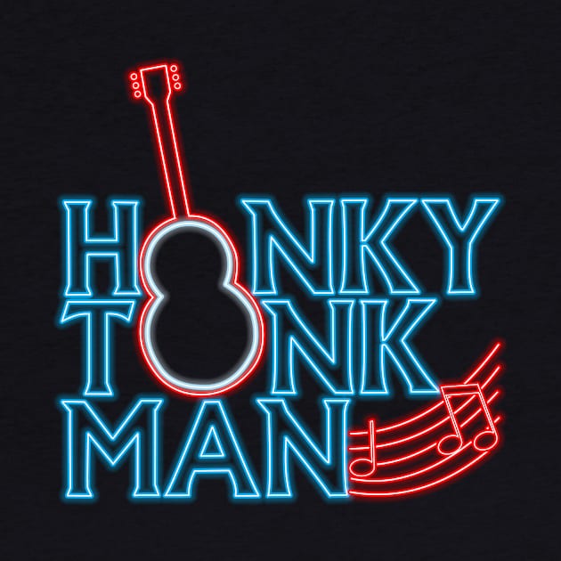 Honky tonk man neon by AJSMarkout